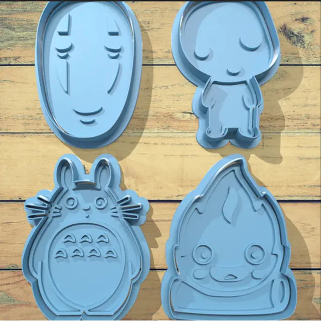 Cortador De Galletas De Studio Ghibli (pack 4)