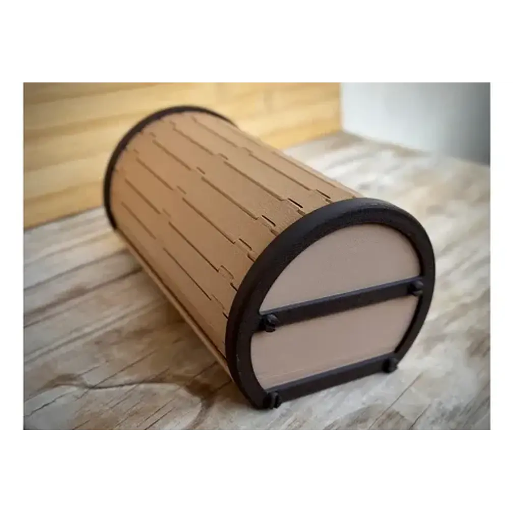 Adorno- Cofre Cilíndrico Para Decorar 2