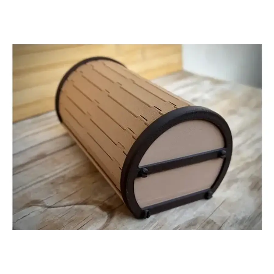 Adorno- Cofre Cilíndrico Para Decorar