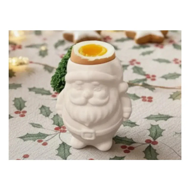Taza Funda De Huevo De Papá Noel Navideña