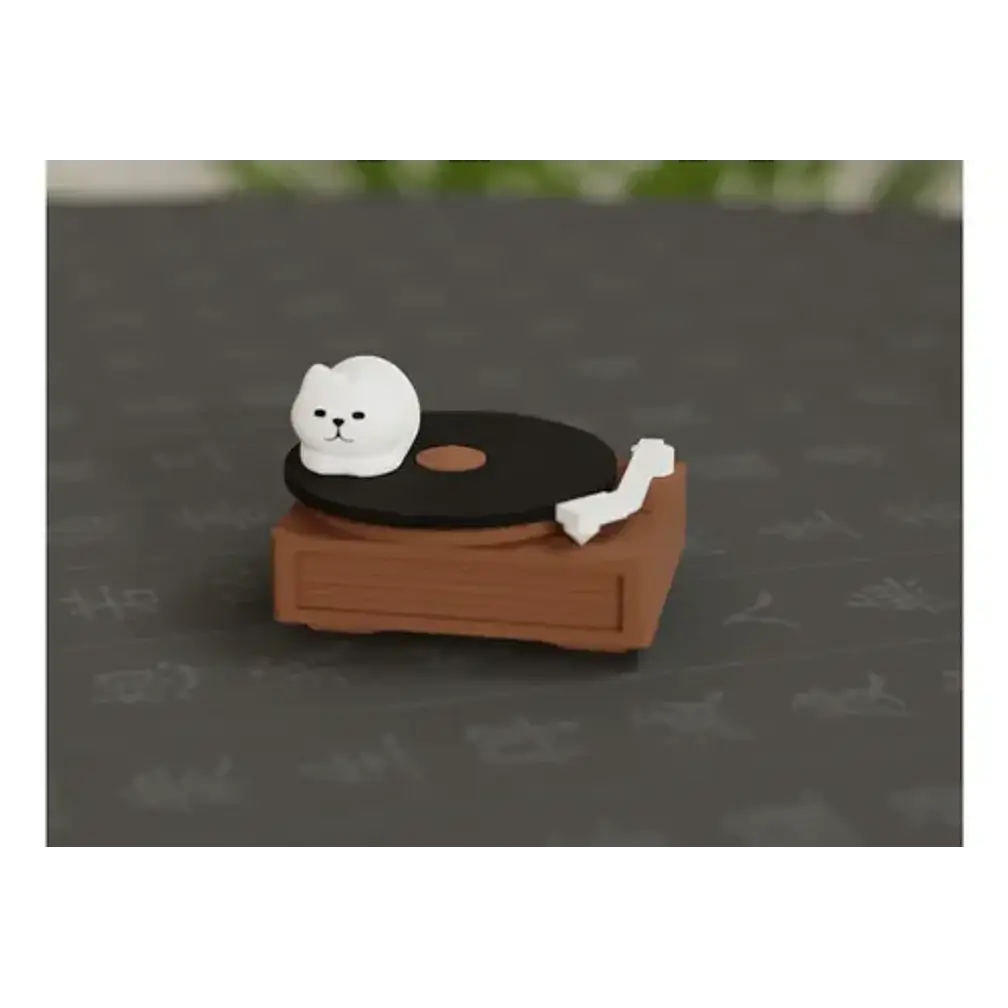 Figura Decorativa De Gato Música 1