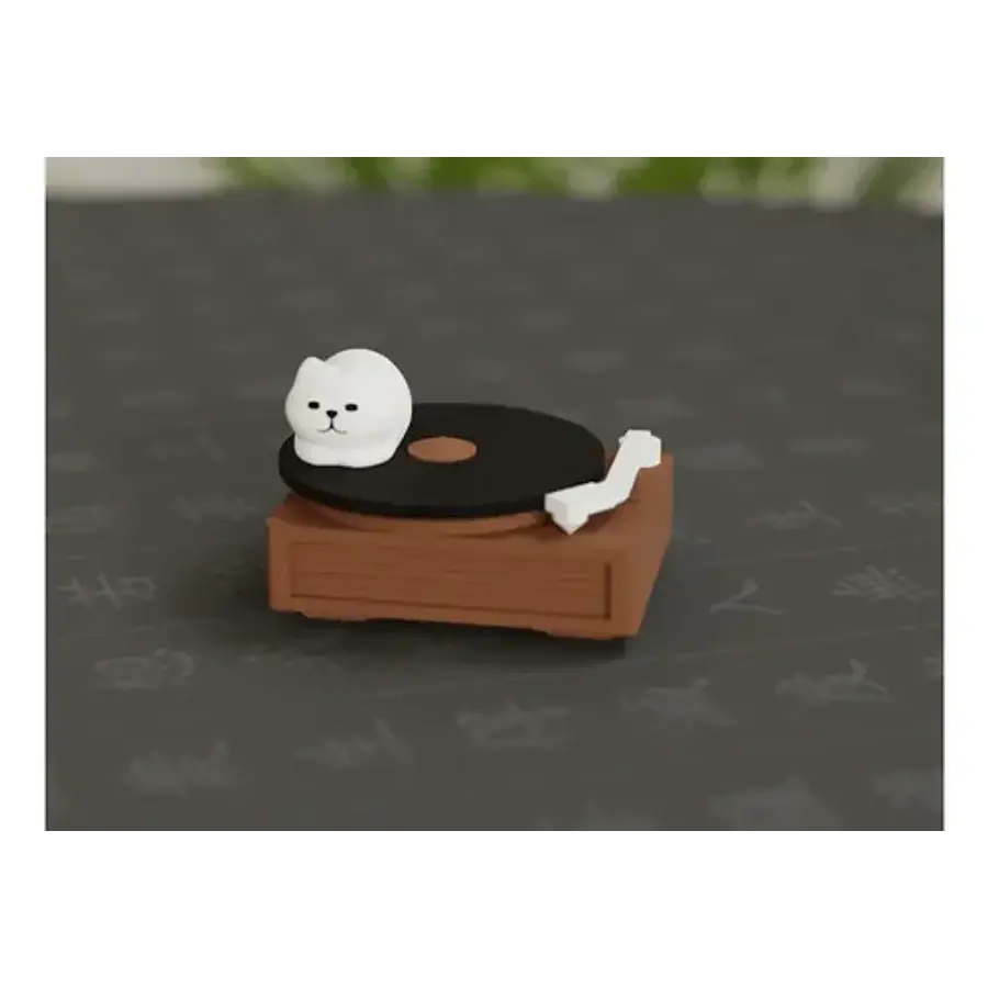 Figura Decorativa De Gato Música