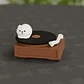 Figura Decorativa De Gato Música - Miniatura 1