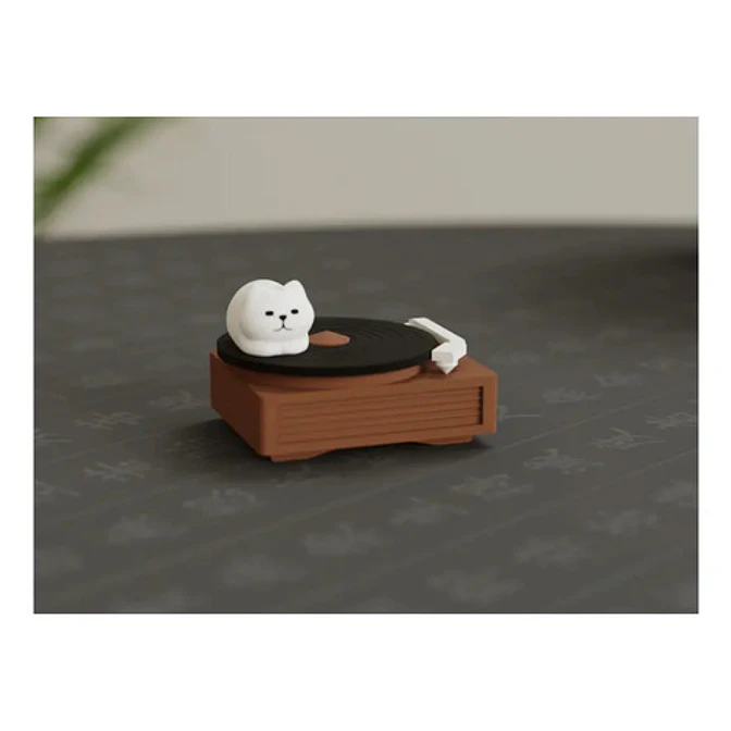 Figura Decorativa De Gato Música 2