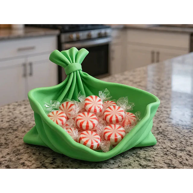 Cuenco Navidad - Bolsa Verde