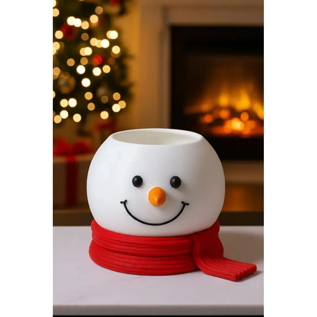 Bowl De Cocina Navidad - Muñeco De Nieve 1