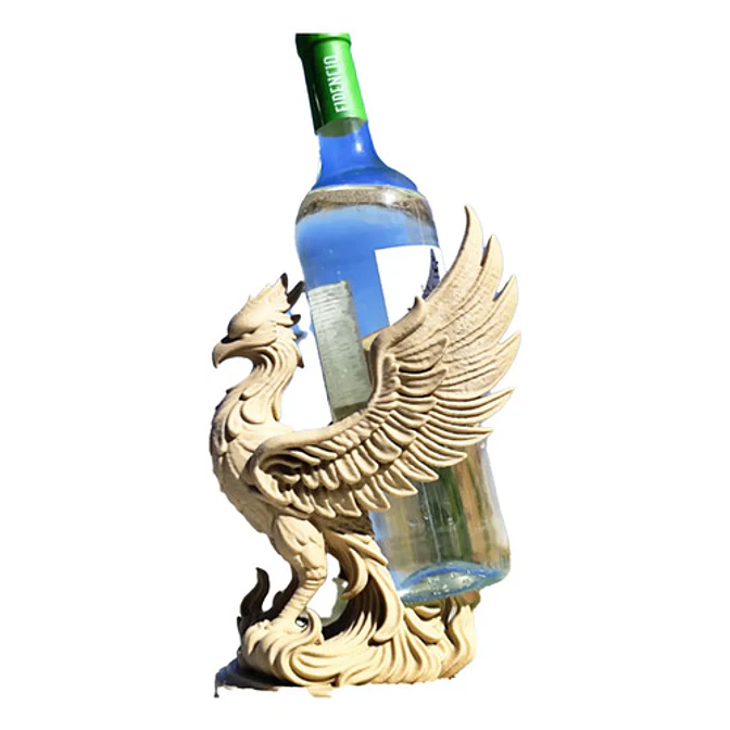 Porta Vino De Fenix (no Incluye Botella) 1