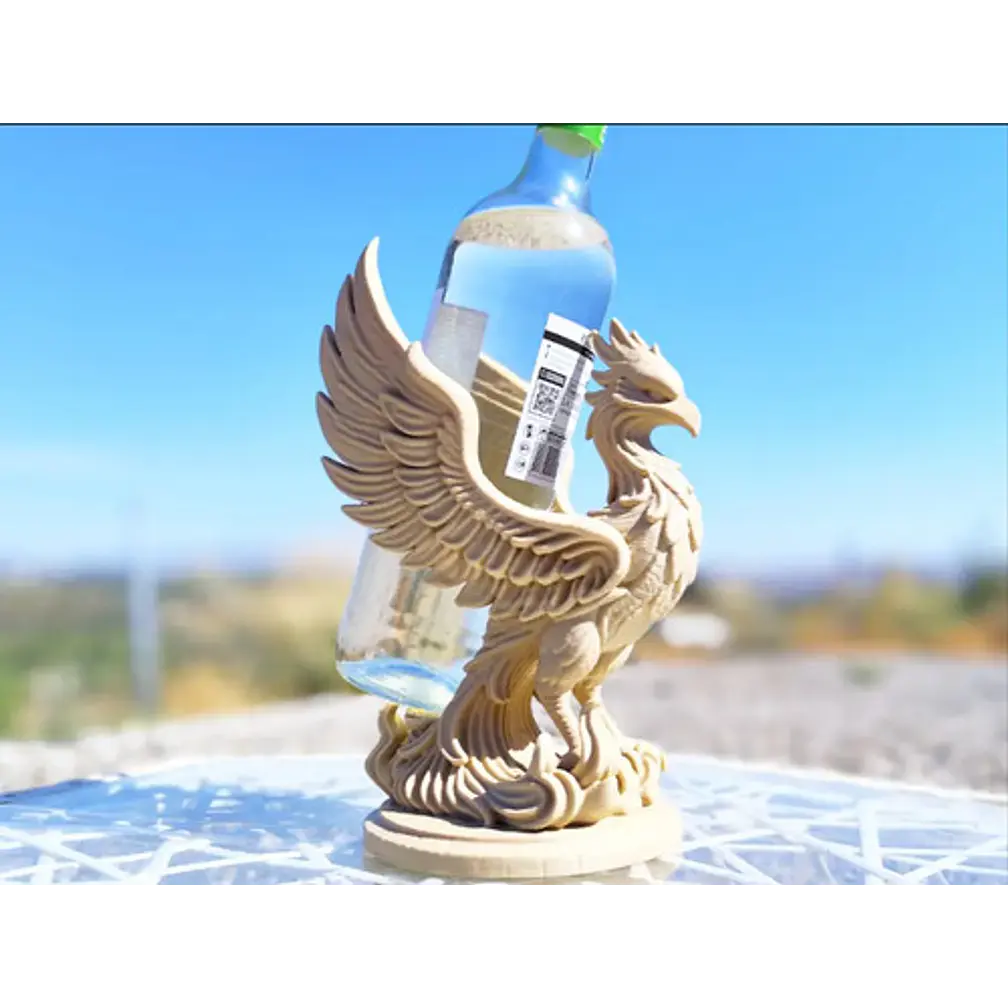 Porta Vino De Fenix (no Incluye Botella) 2