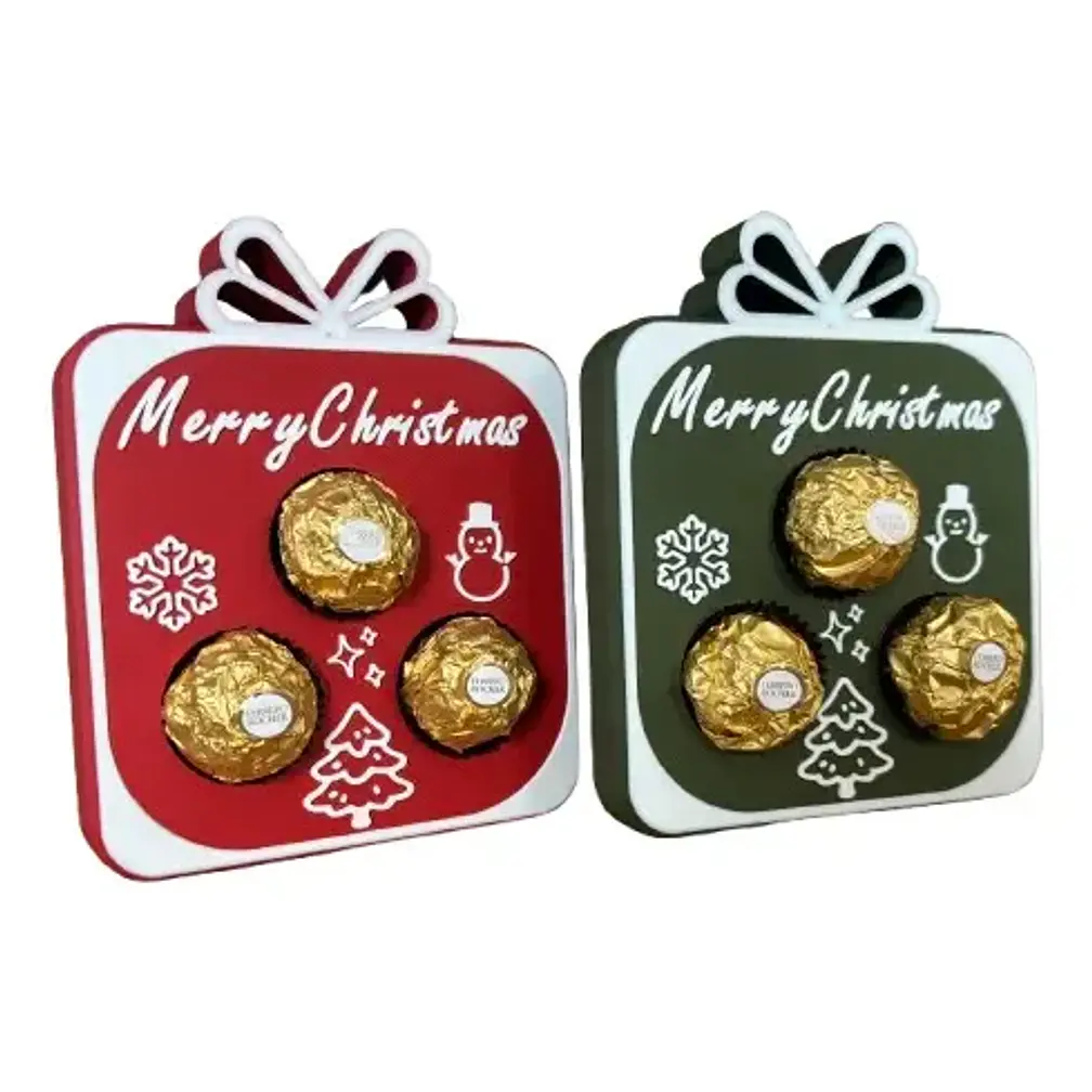 (pack 2) Caja Decorativa - Regalo Navidad 5