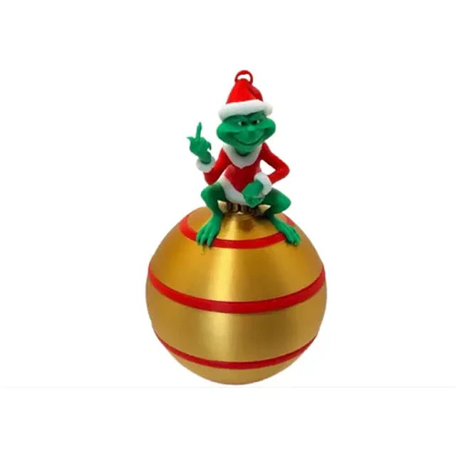 Adorno Para El Árbol De Navidad- Grinch Travieso