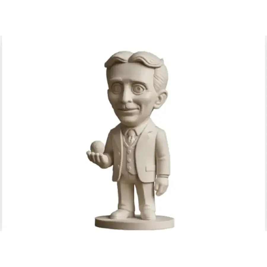 Figura Decoración- Mini Estatua De Nikola Tesla