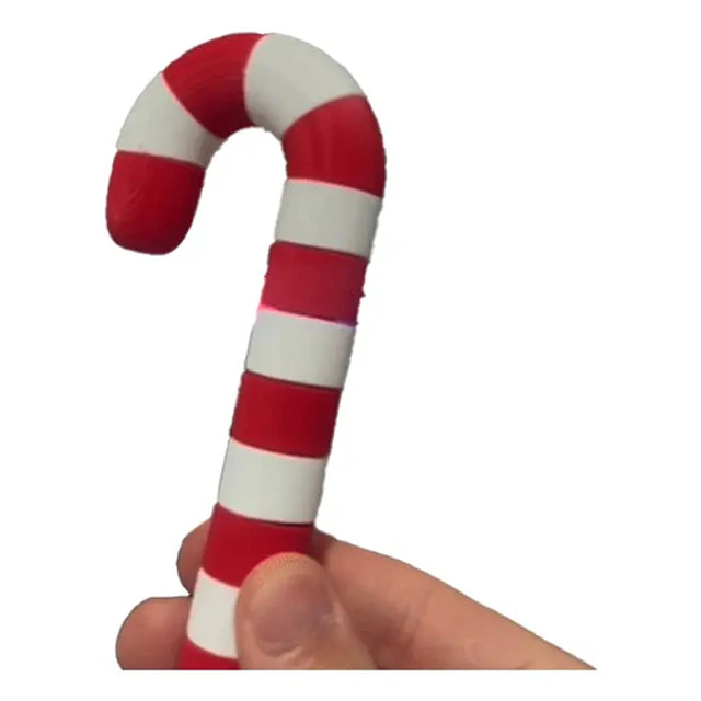 Adornos Navidad - Bastón De Caramelo Articulado