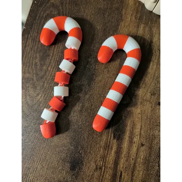 Adornos Navidad - Bastón De Caramelo Articulado
