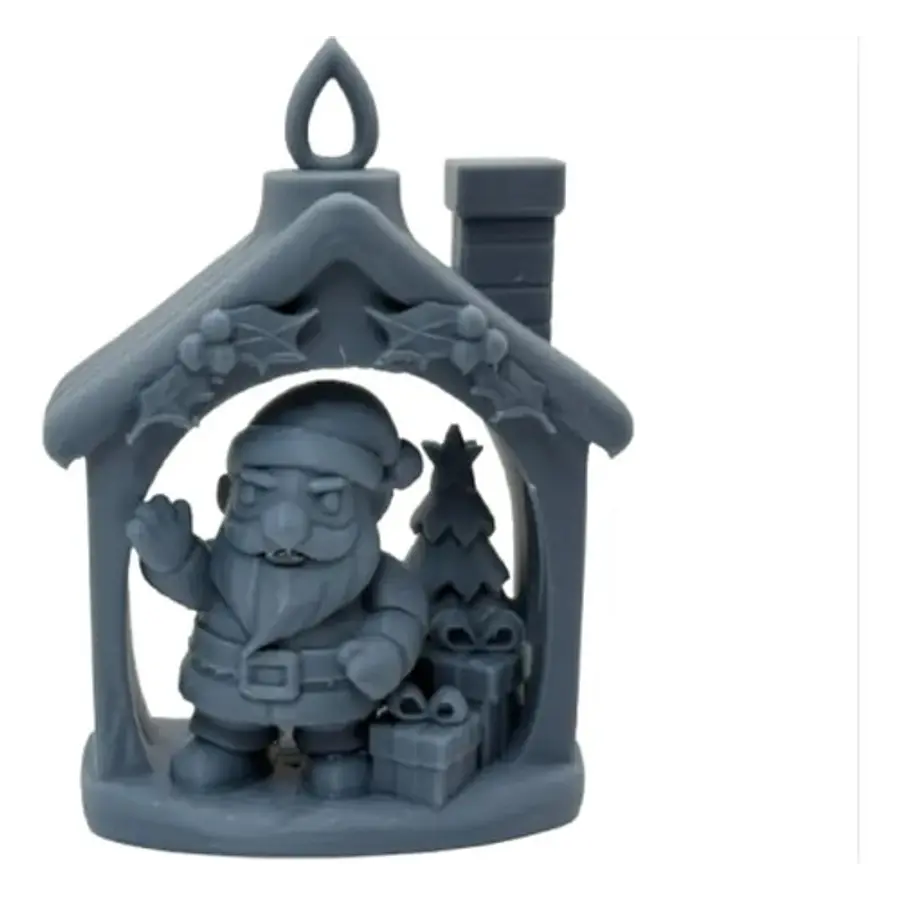 Adorno Para Árbol De Navidad- Casa De Papá Noel
