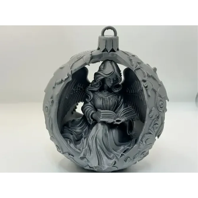 Adorno Para Árbol De Navidad- Ángel Lector 3