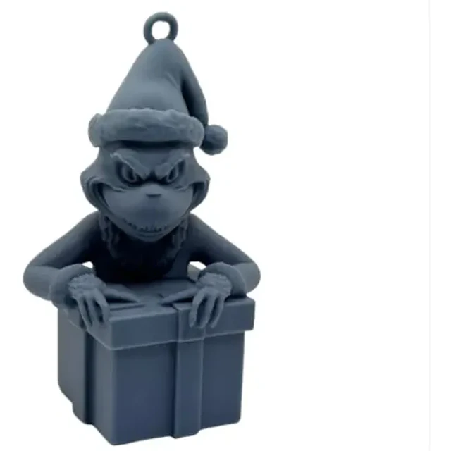 Adornos Para Árbol De Navidad- Grinch Con Regalo
