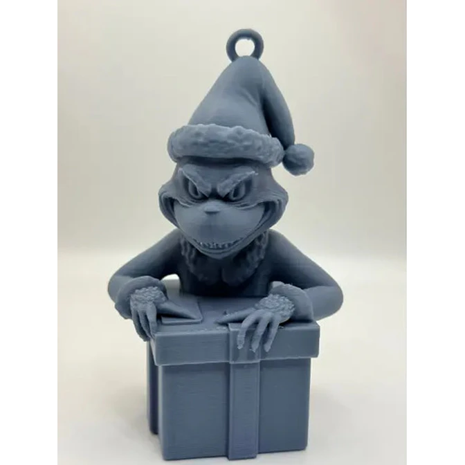 Adornos Para Árbol De Navidad- Grinch Con Regalo 4