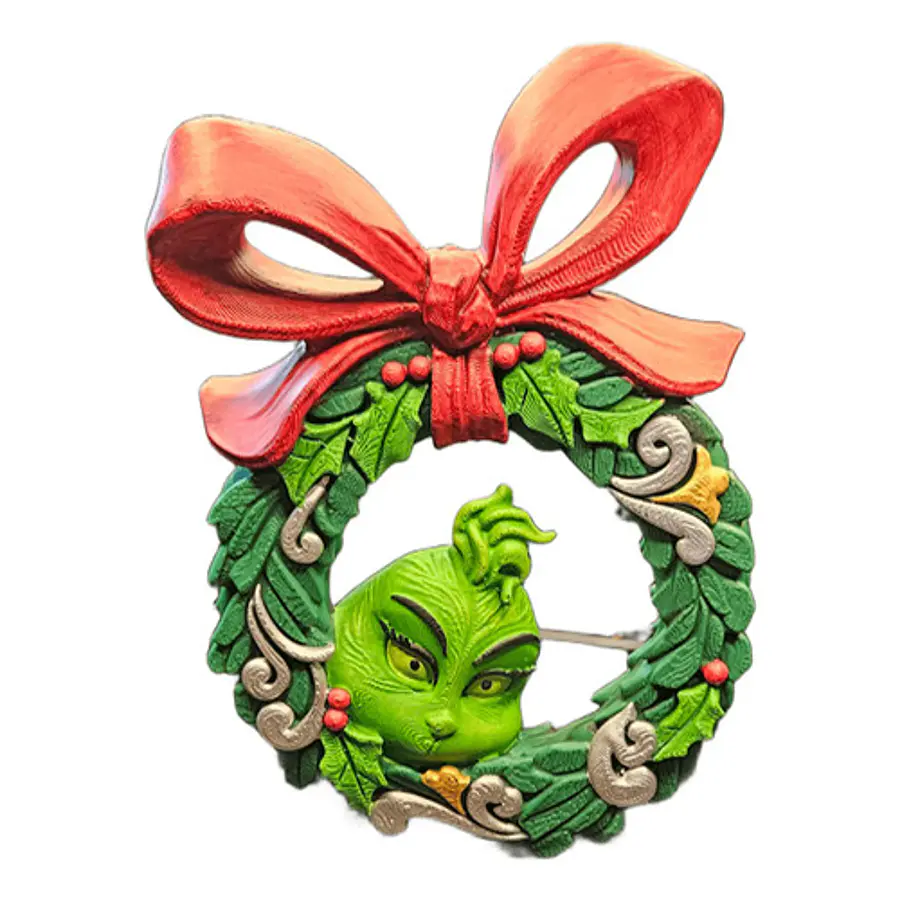 Adorno De Navidad - Corona Del Grinch