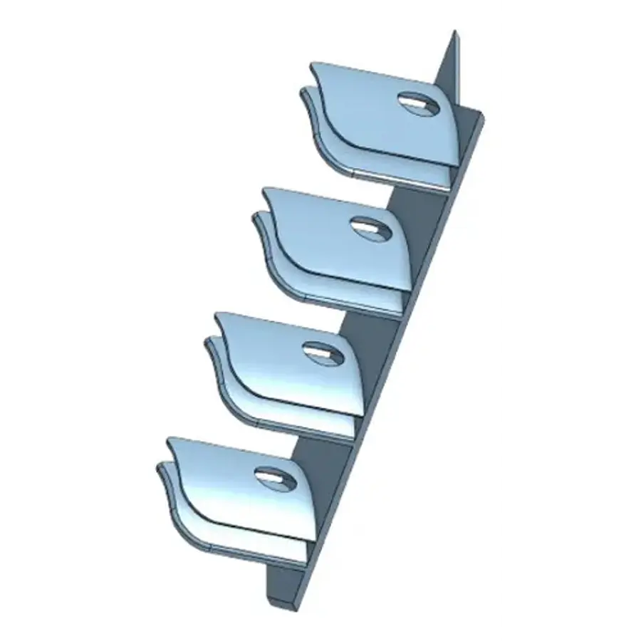 Soporte De Jockey Para La Pared (para 4 Jockey)