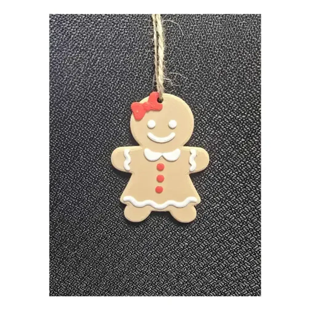 Adornos Para Árbol De Navidad Galletas De Jengibre - Pack 6 5