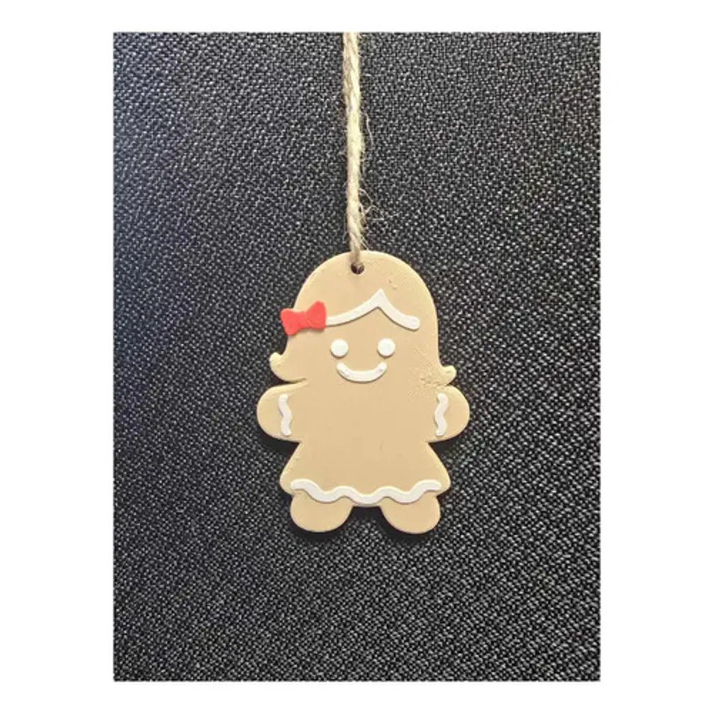 Adornos Para Árbol De Navidad Galletas De Jengibre - Pack 6 7