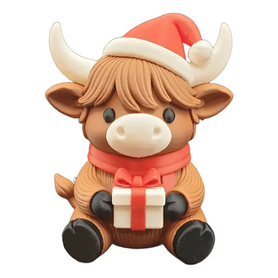 Figura Decorativa - Vaca De Las Tierras Altas