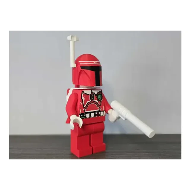 Mandalorian Edición Roja De Navidad - Figura Navideña