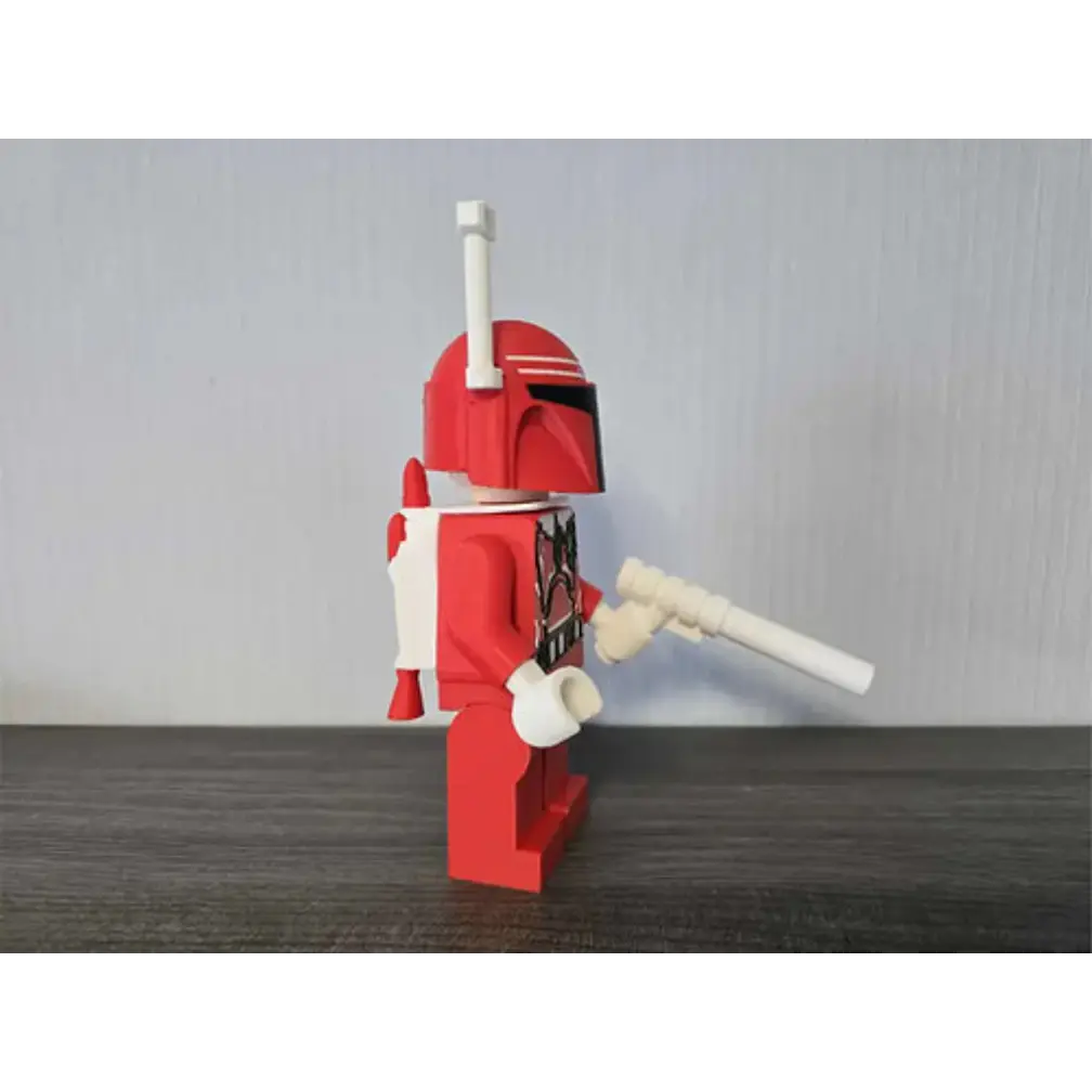 Mandalorian Edición Roja De Navidad - Figura Navideña 2
