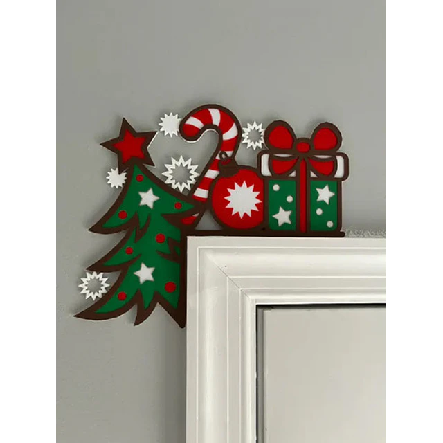 Adorno - Esquina De Puerta Navideño