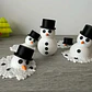 Adorno Navidad - Muñeco De Nieve Derritiéndose (5 Un) - Miniatura 3