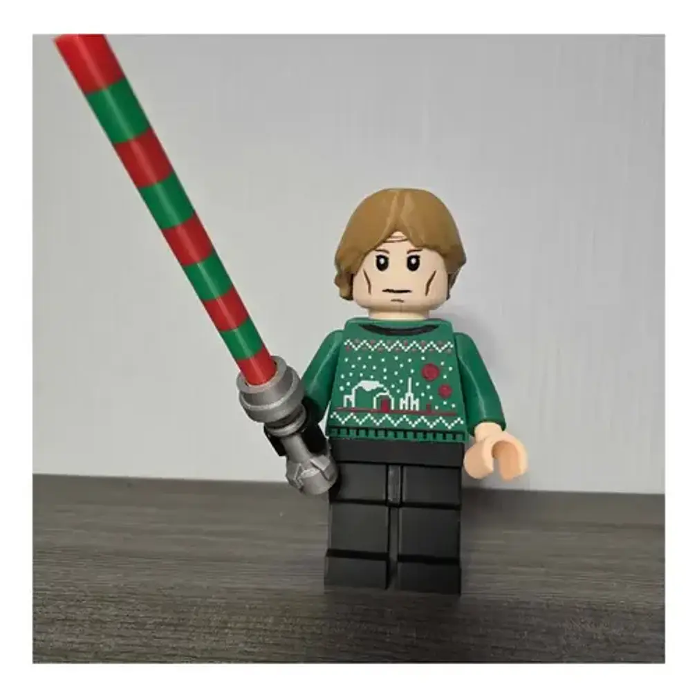 Luke Skywalker Edición De Navidad - Figura Navideña 2