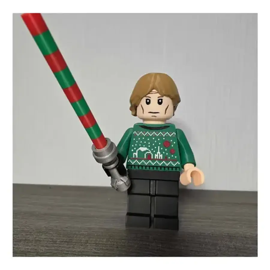Luke Skywalker Edición De Navidad - Figura Navideña