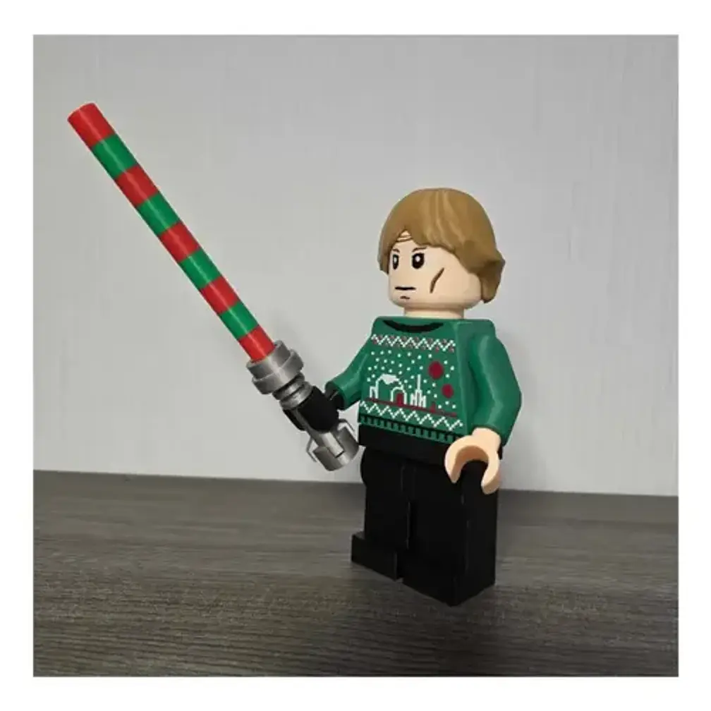 Luke Skywalker Edición De Navidad - Figura Navideña 3
