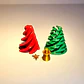 Adornos Navidad - Mini Árbol De Navidad Multicolor - Miniatura 4