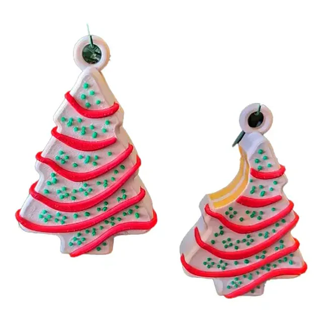 Adorno Navidad - Árbol De Pastel (pack 2 Un)