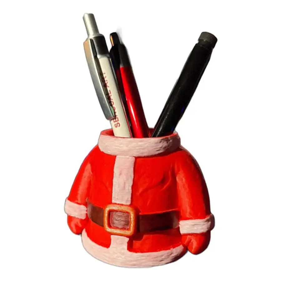Portalápices - Forma De Viejito Pascuero