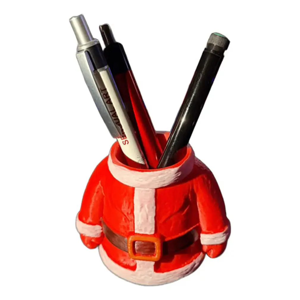 Portalápices - Forma De Viejito Pascuero 3