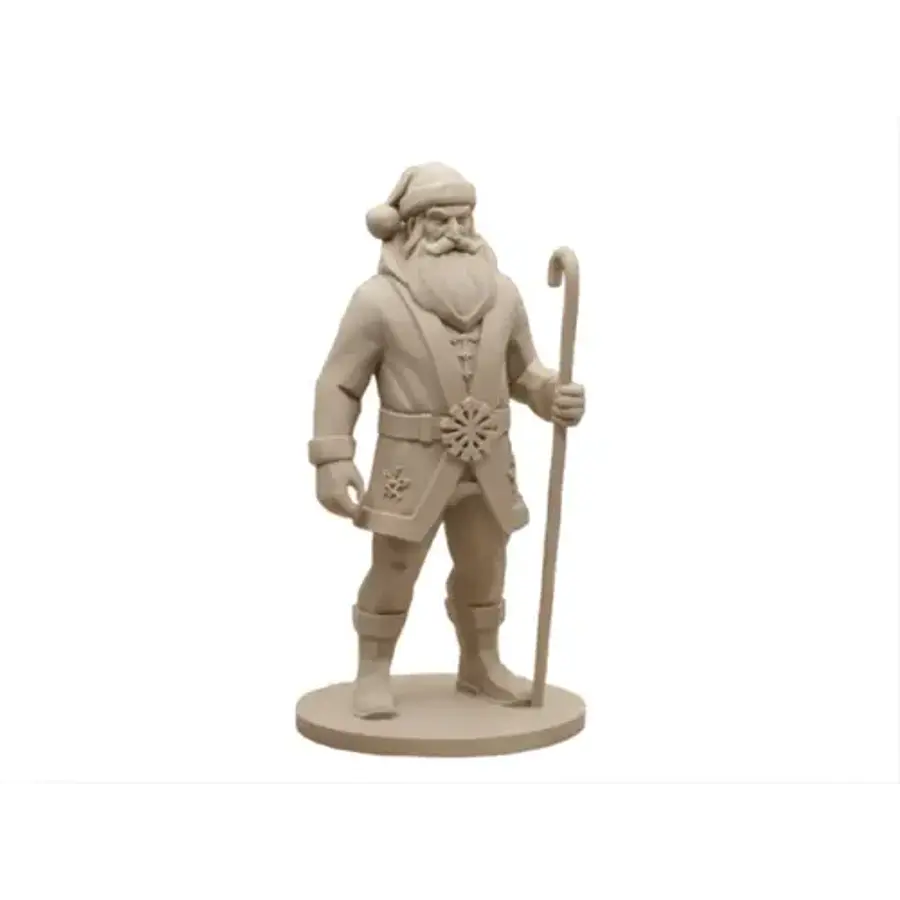 Figura Decorativa- Estatua Santa Claus Guerrero