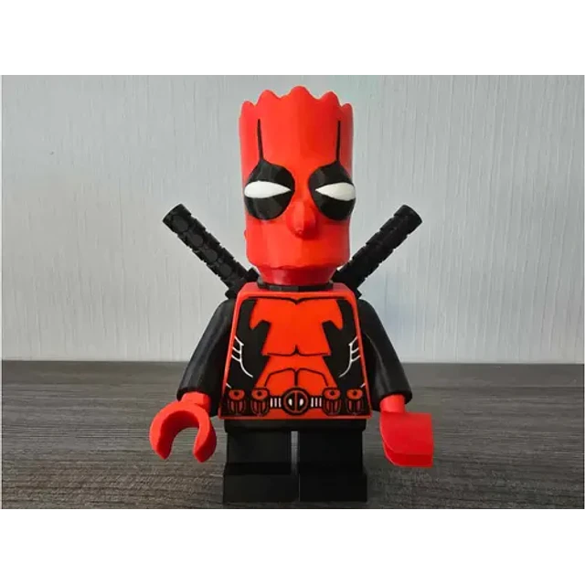 Bartpool Los Simpson Y Deadpool - Figura Decorativa
