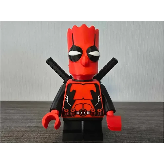 Bartpool Los Simpson Y Deadpool - Figura Decorativa 1