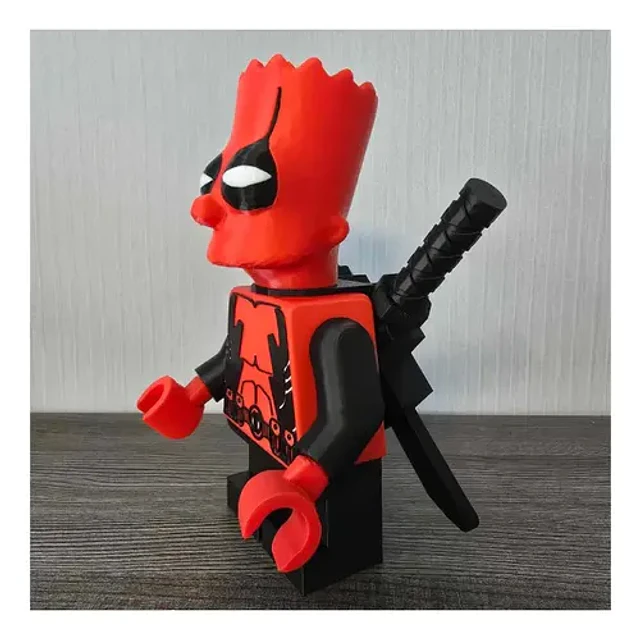 Bartpool Los Simpson Y Deadpool - Figura Decorativa
