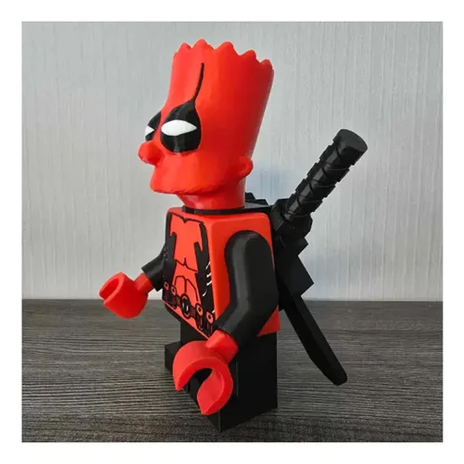 Bartpool Los Simpson Y Deadpool - Figura Decorativa 2