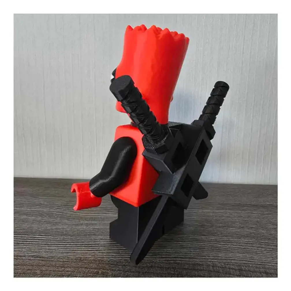 Bartpool Los Simpson Y Deadpool - Figura Decorativa 3