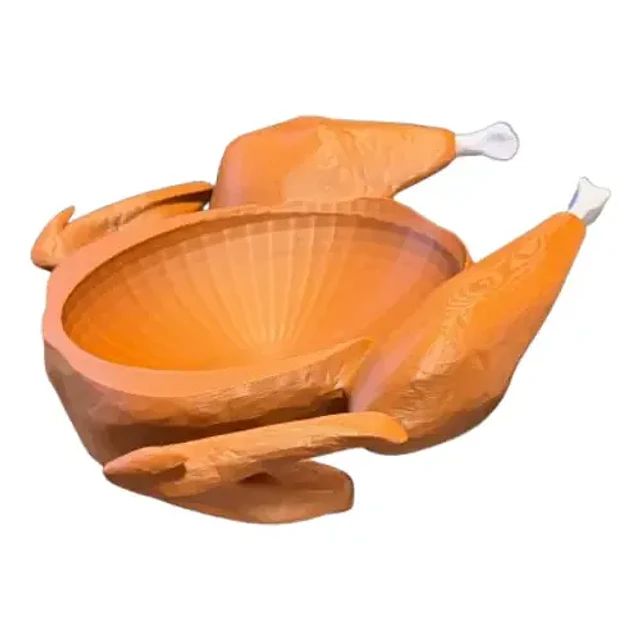 Recipiente En Forma De Pavo