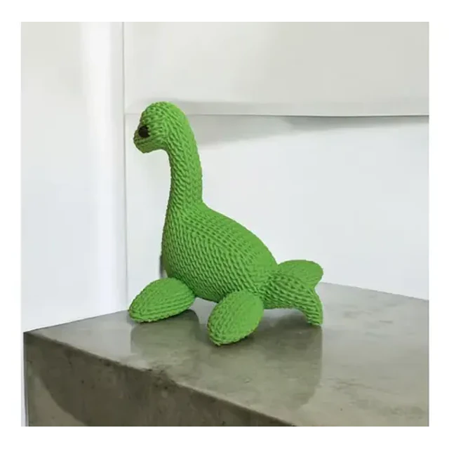 Figura Decoración- Monstruo Del Lago Ness Tejido