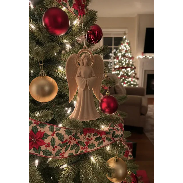 Adorno Para El Árbol De Navidad- Ángel Clásico