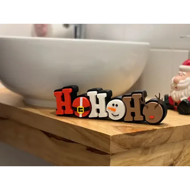 Adornos - Letreros Navideños Ho Ho Ho