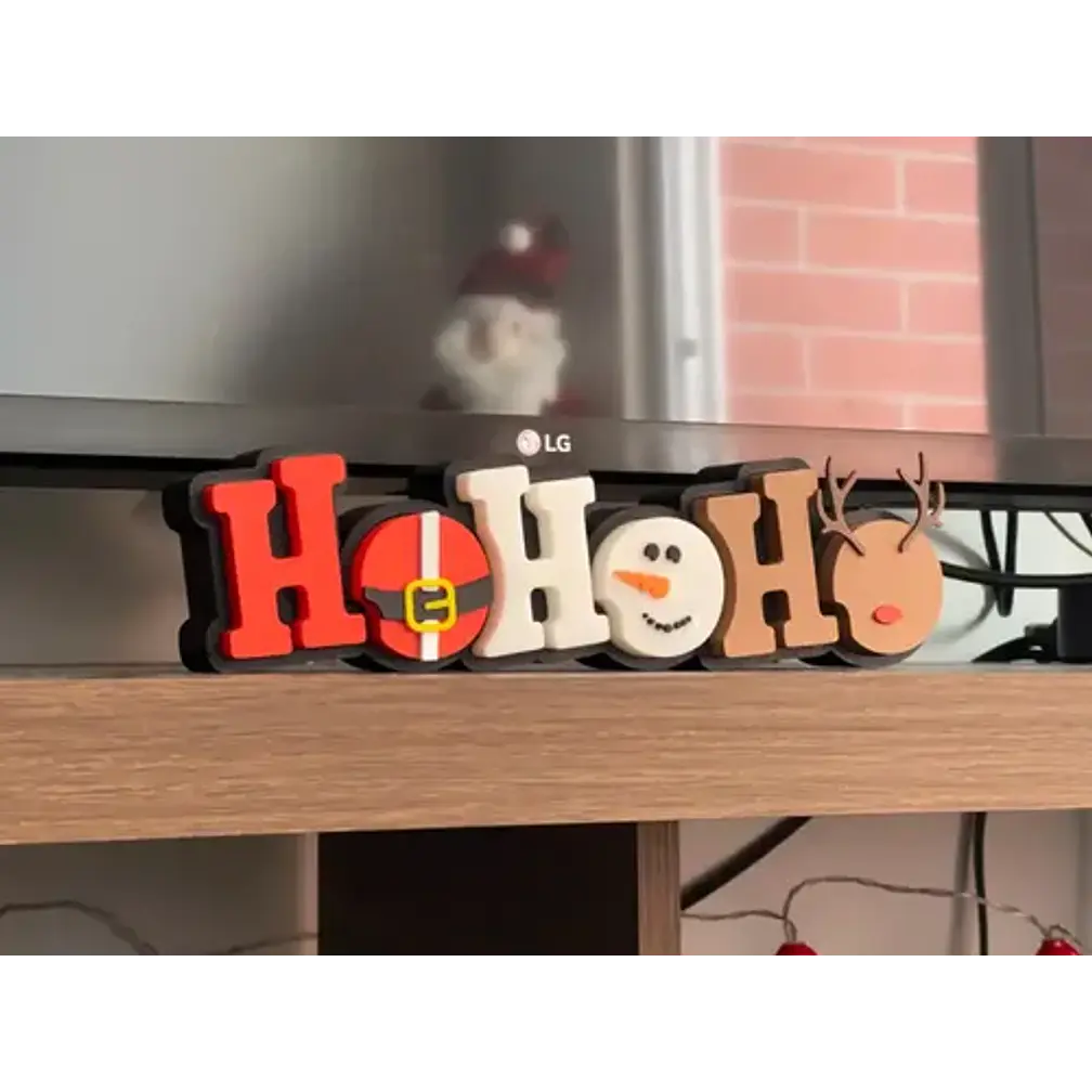 Adornos - Letreros Navideños Ho Ho Ho 4