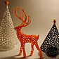Adorno Navidad - Reno Voronoi - Miniatura 4