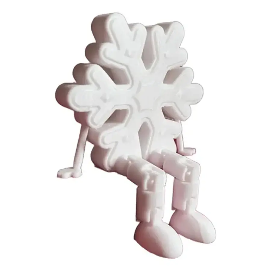Adorno De Navidad - Copo De Nieve Articulado